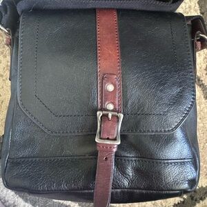 Patricia Nash Heritage leather Messenger Bag Unisex